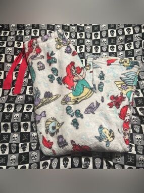 Disney Ariel the Little Mermaid Fuzzy Pajama Pants